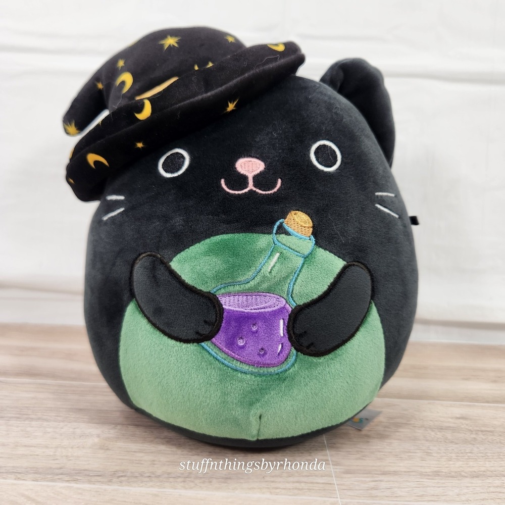 Squishmallows 9 Inch Halloween Cloe The‎ Cat Witch